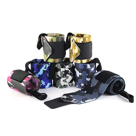 Padded Wrist Straps — Elastic Support