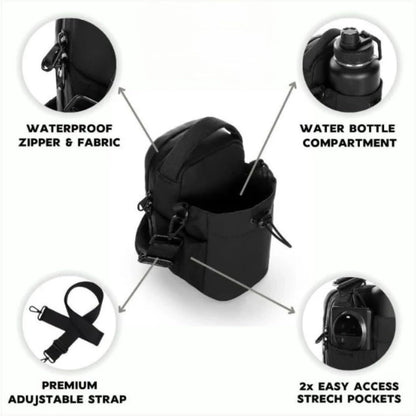 Magnetic Gym Pouch & Bottle Holder