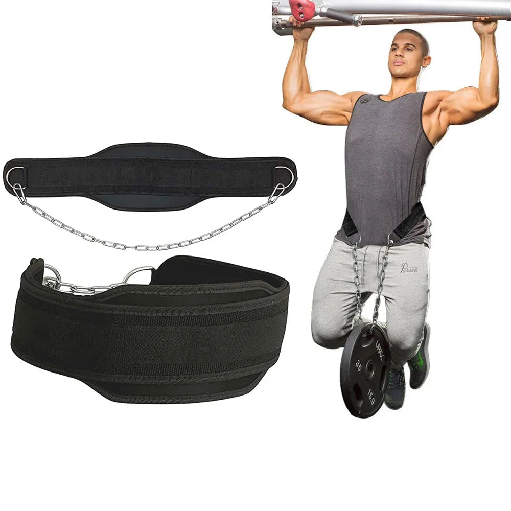 Dip Belt with Steel Chain