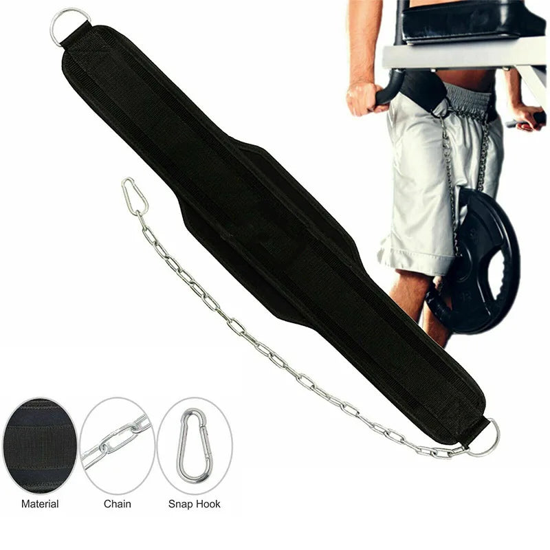 Dip Belt with Steel Chain