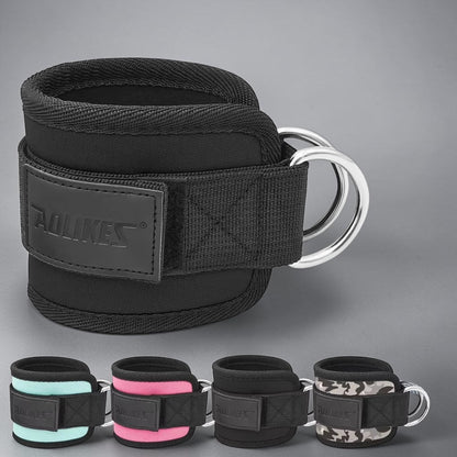 D-Ring Ankle Straps — Cable Machine